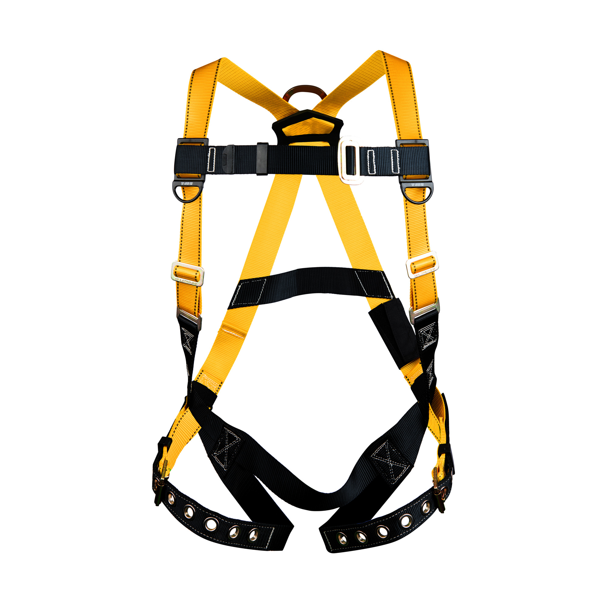 Guardian Fall Protection Velocity Economy Harness — Full Body, Adjustable, Pass-Through Chest & Leg Buckles, OSHA/ANSI Compliant, Model# 01703B